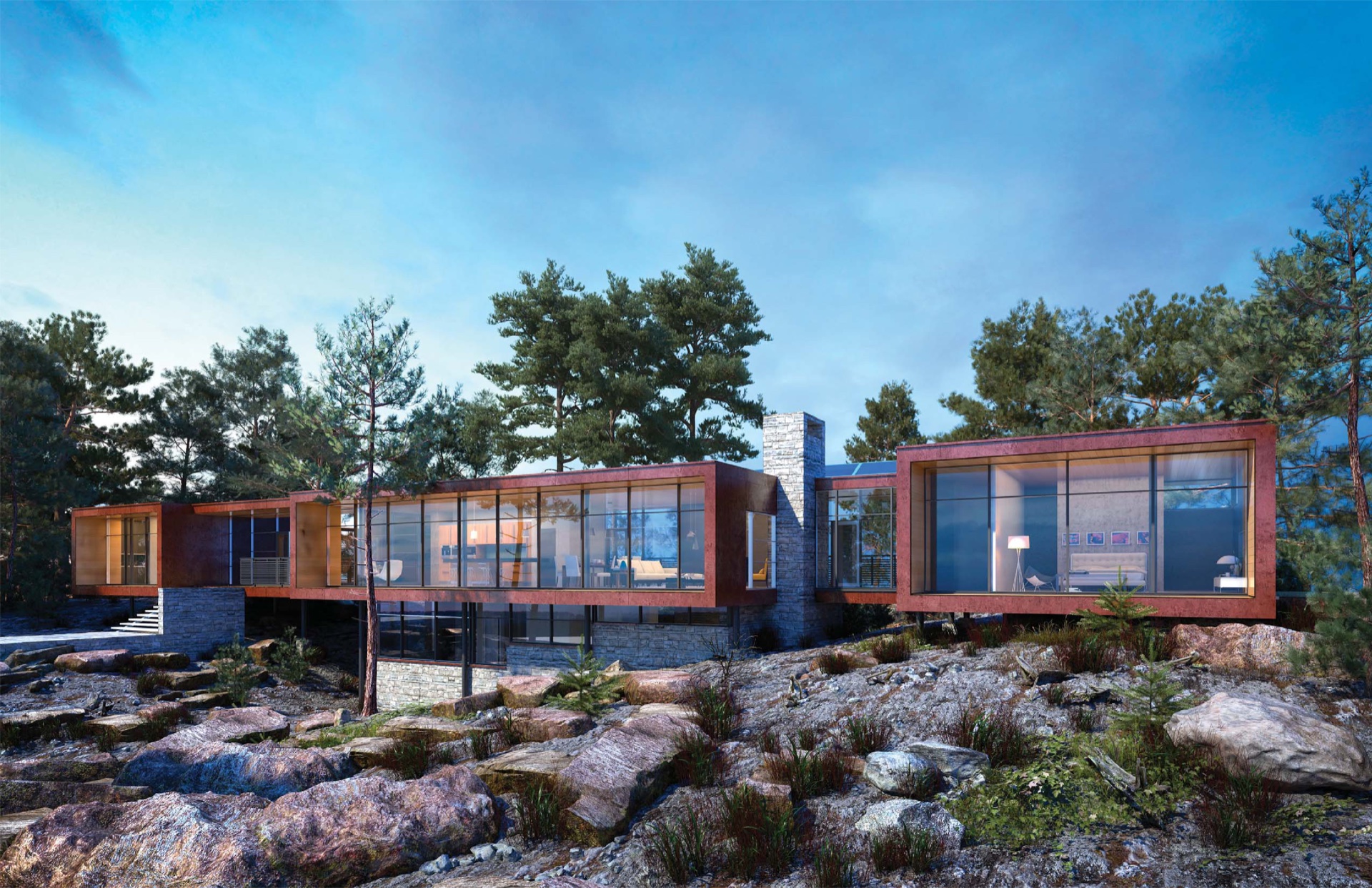 Cognashene Cottage — 2017 Design Study, Cognashene, Georgian Bay, ON
