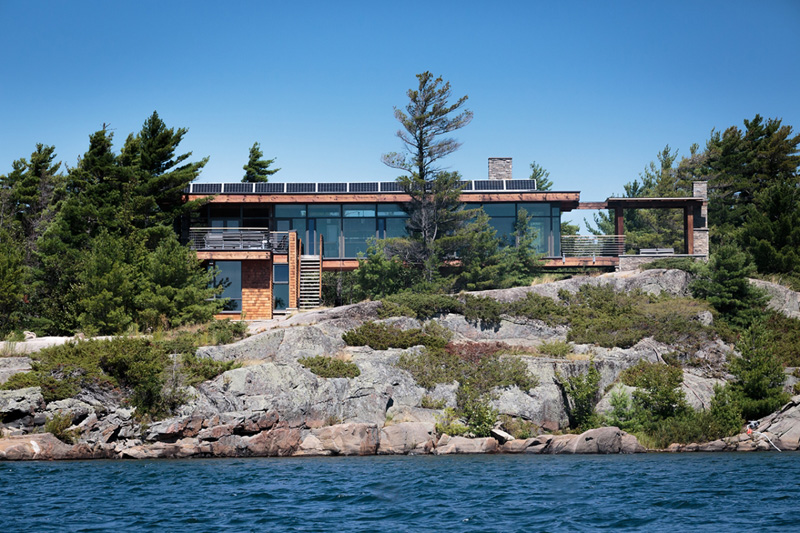 Monument Channel Cottage — custom cottage on Georgian Bay, Ontario