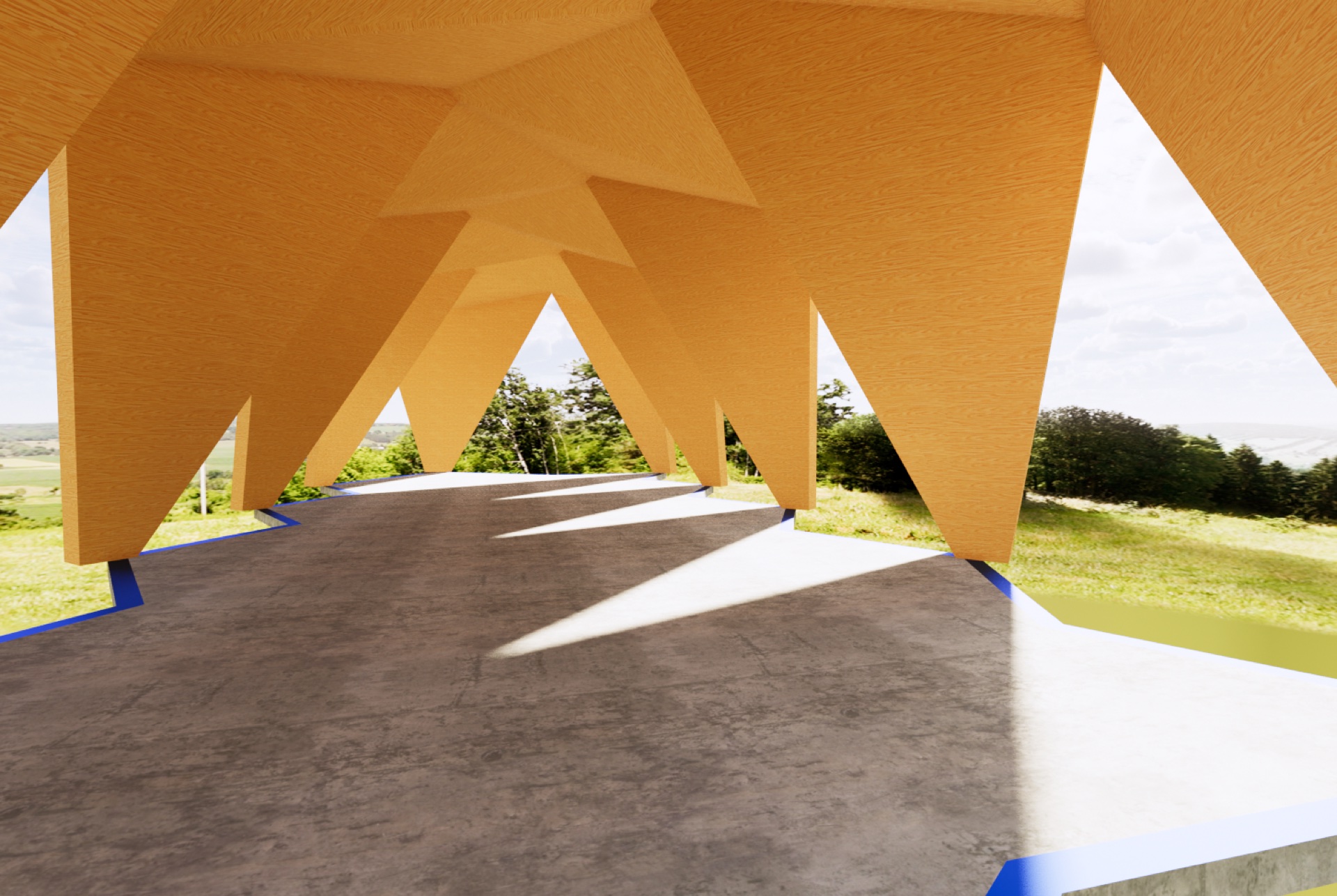 The Origami House — The Bunkie Extension, Unbuilt — site to be found