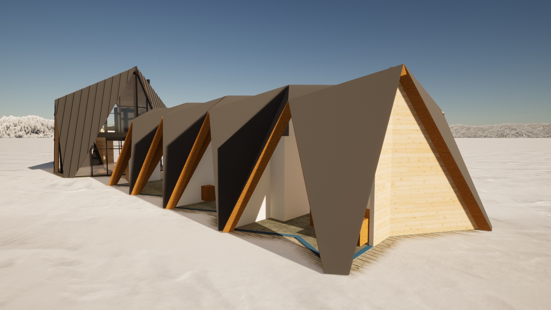 The Origami House — The Bunkie Extension, Unbuilt — site to be found