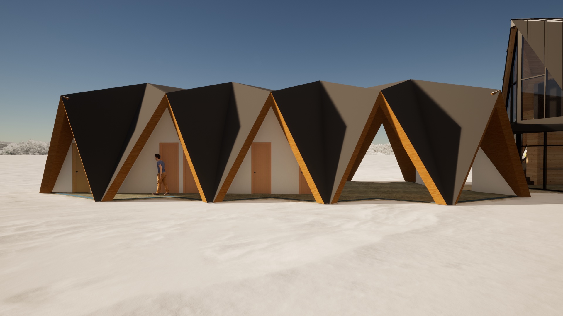 The Origami House — The Bunkie Extension, Unbuilt — site to be found