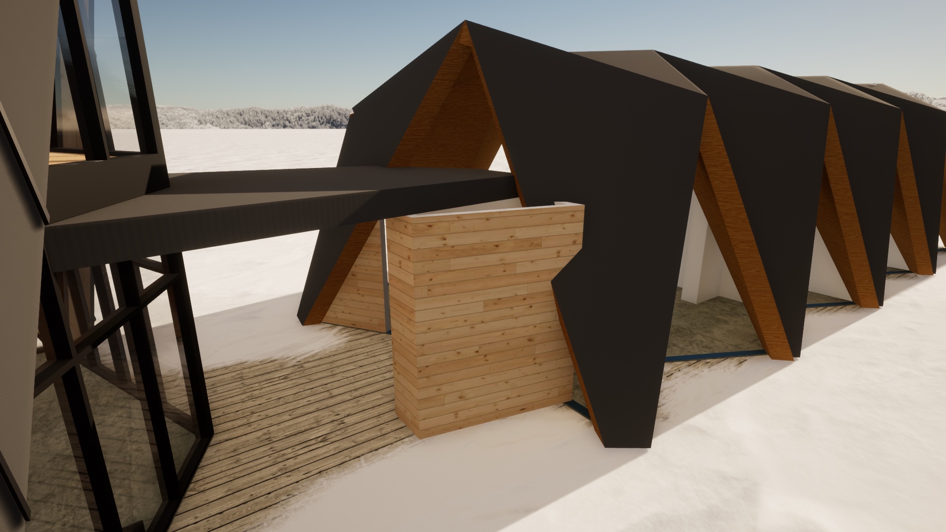 The Origami House — The Bunkie Extension, Unbuilt — site to be found