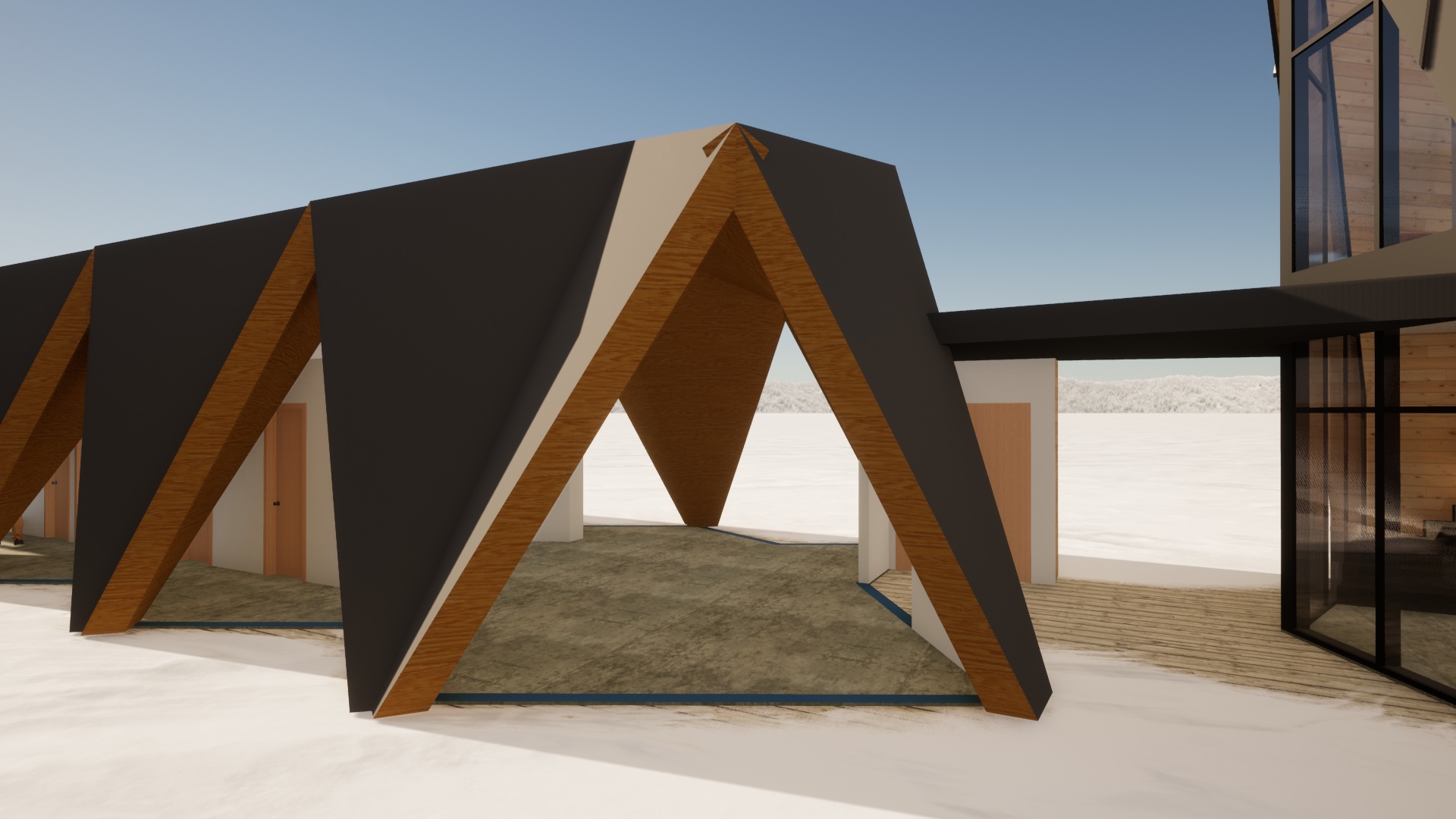 The Origami House — The Bunkie Extension, Unbuilt — site to be found