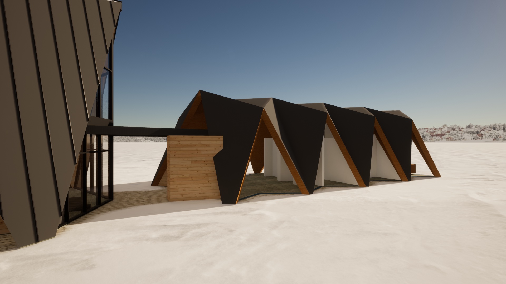 The Origami House — The Bunkie Extension, Unbuilt — site to be found