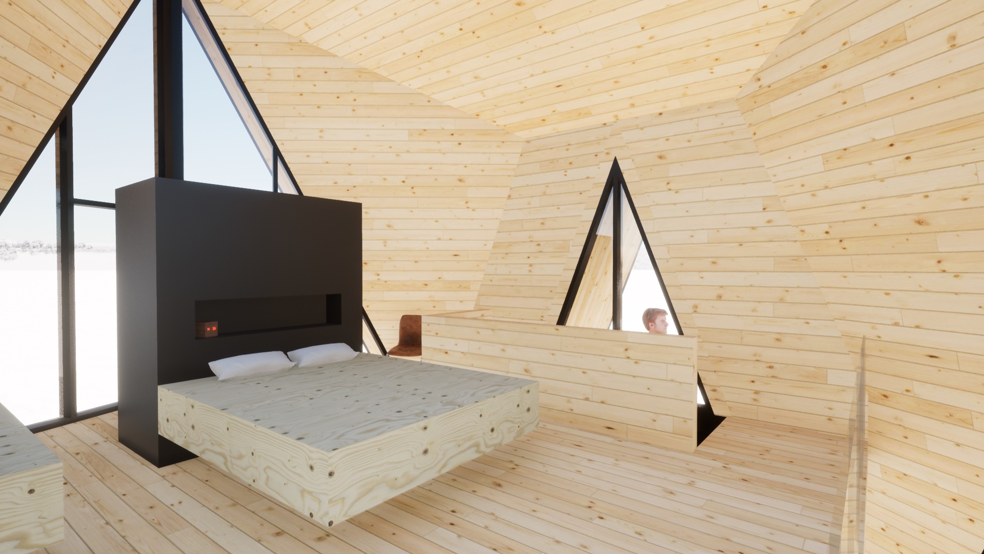 The Origami House — The Cabin, Unbuilt — site to be found