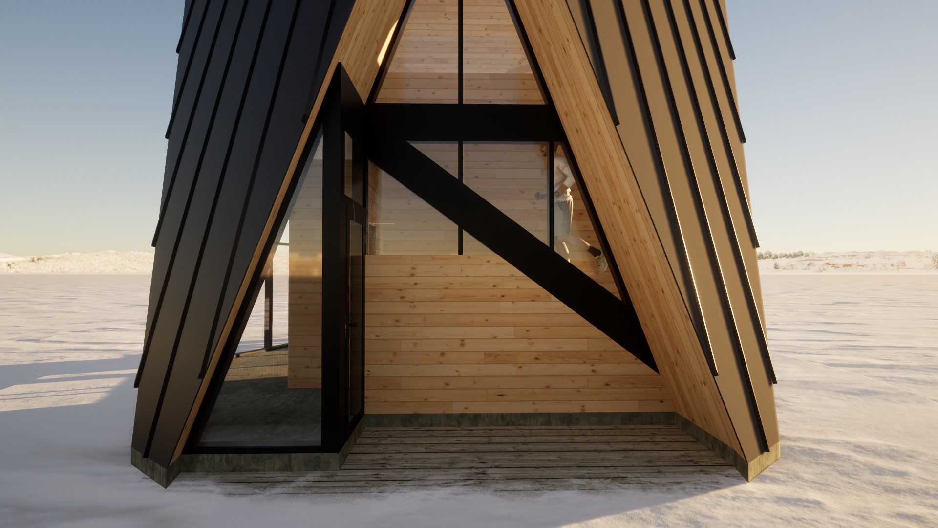 The Origami House — The Cabin, Unbuilt — site to be found